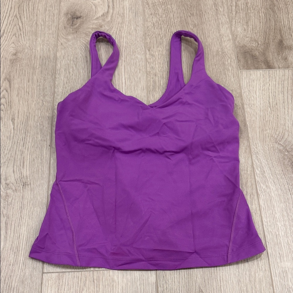 lululemon athletica Purple Tank Top built in bra
